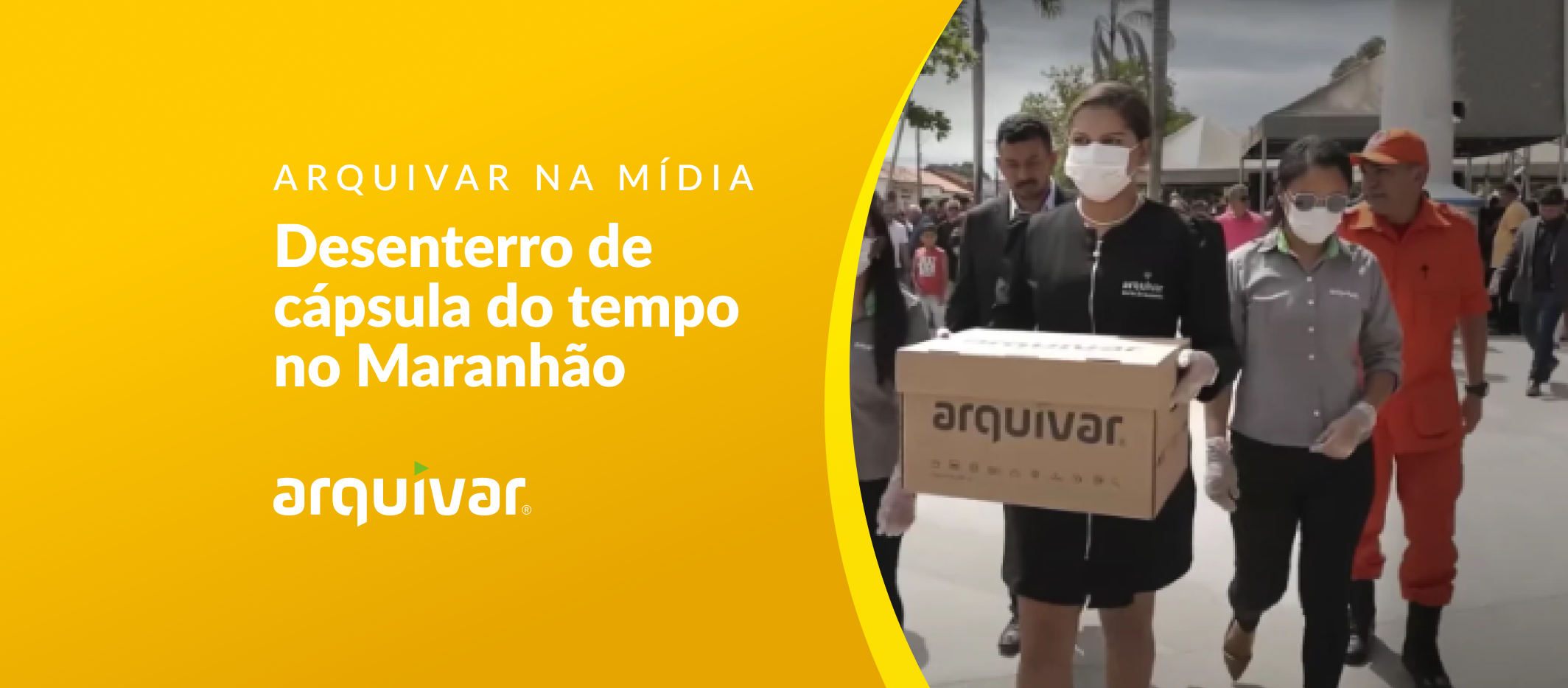 Arquivar acompanha desenterro de cápsula do tempo no Maranhão 